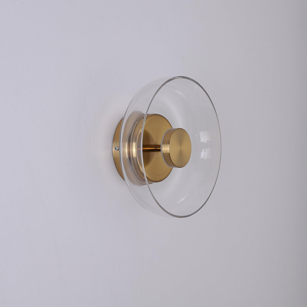 Ilvanna Glass Wall Light-Moonnatur