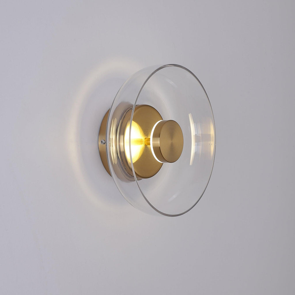Ilvanna Glass Wall Light-Moonnatur