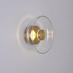 Ilvanna Glass Wall Light-Moonnatur