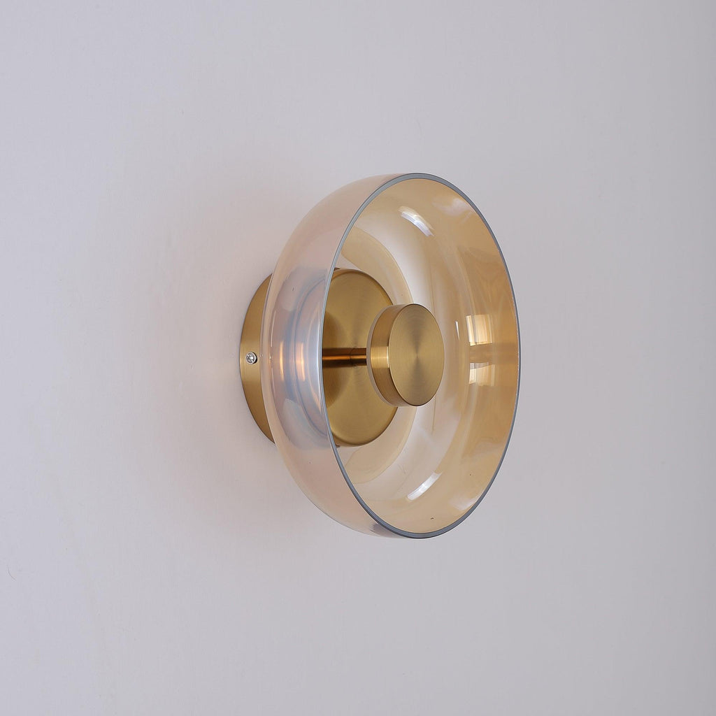Ilvanna Glass Wall Light-Moonnatur