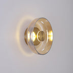 Ilvanna Glass Wall Light-Moonnatur