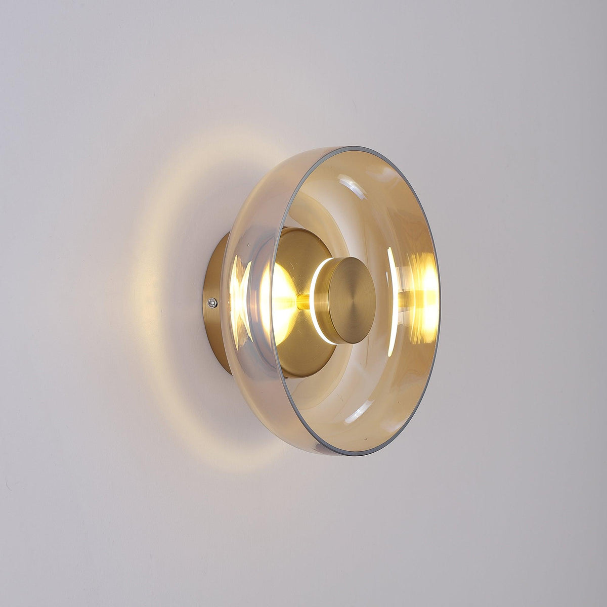 Ilvanna Glass Wall Light-Moonnatur