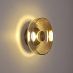 Ilvanna Glass Wall Light-Moonnatur