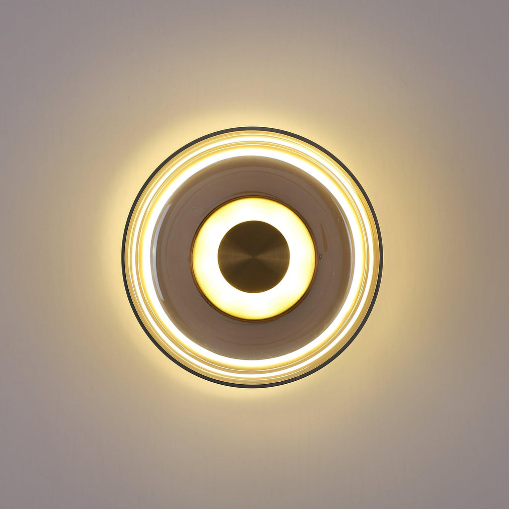 Ilvanna Glass Wall Light-Moonnatur