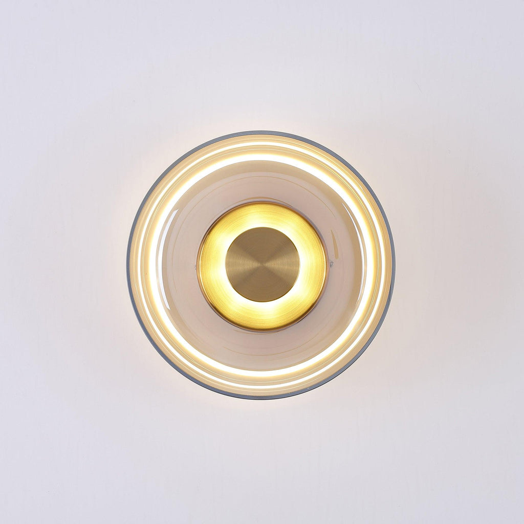 Ilvanna Glass Wall Light-Moonnatur