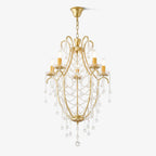 Davenaria Glass Chandelier-Moonnatur