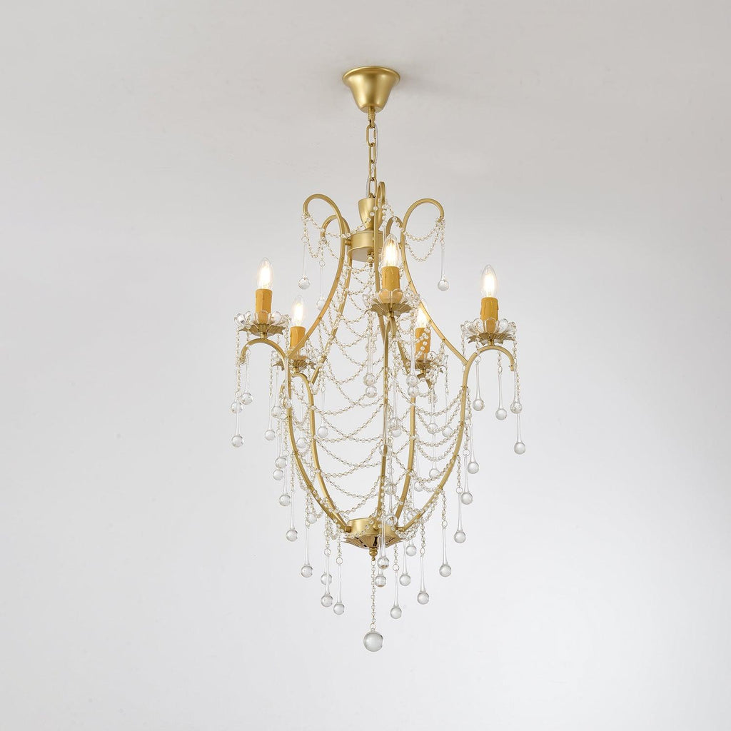 Davenaria Glass Chandelier-Moonnatur