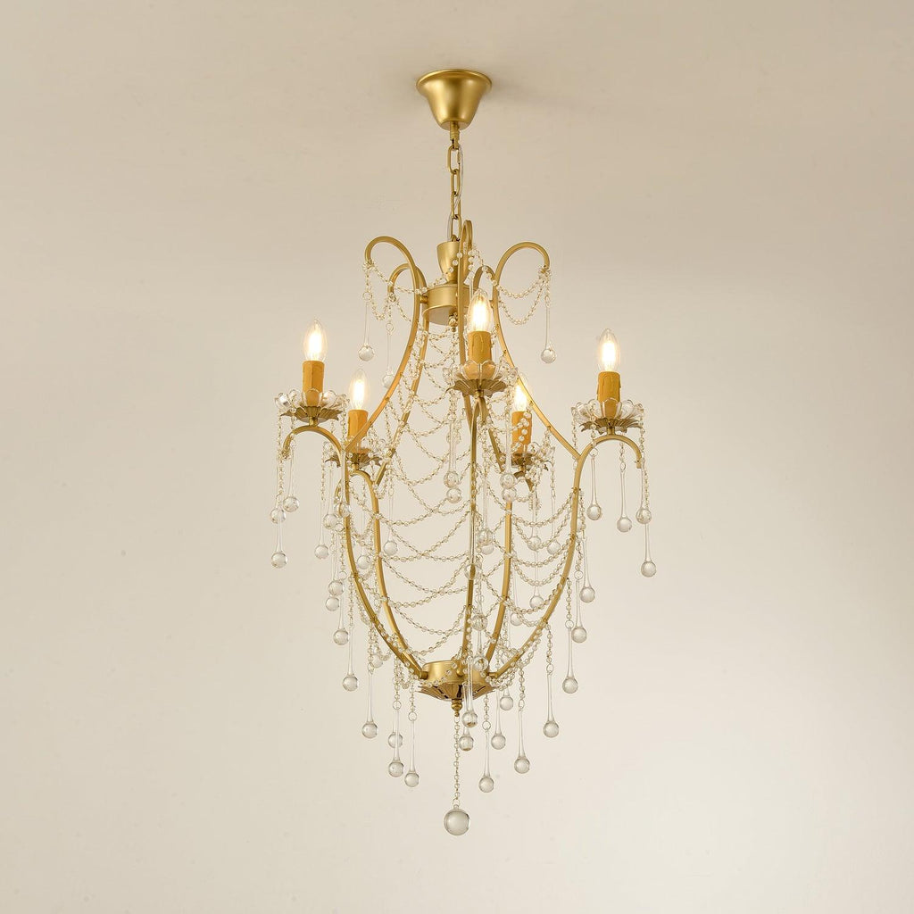 Davenaria Glass Chandelier-Moonnatur