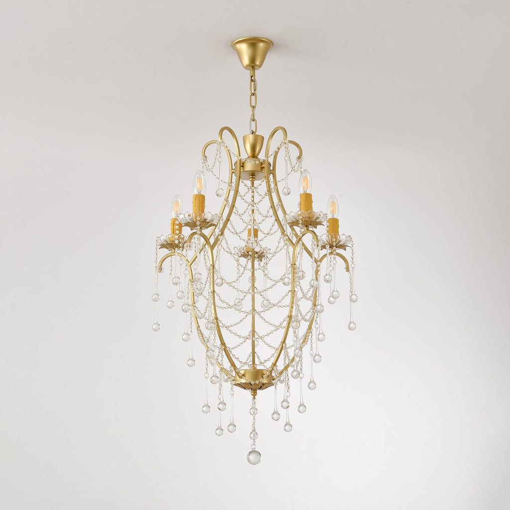 Davenaria Glass Chandelier-Moonnatur