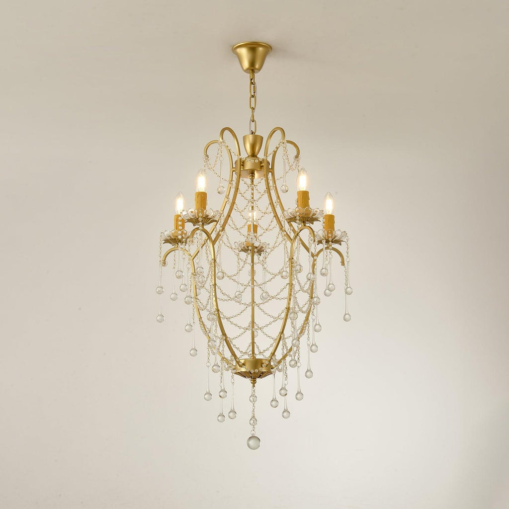 Davenaria Glass Chandelier-Moonnatur