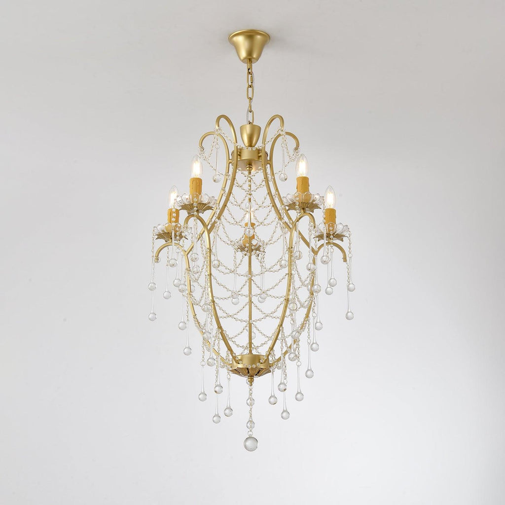 Davenaria Glass Chandelier-Moonnatur