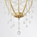 Davenaria Glass Chandelier-Moonnatur