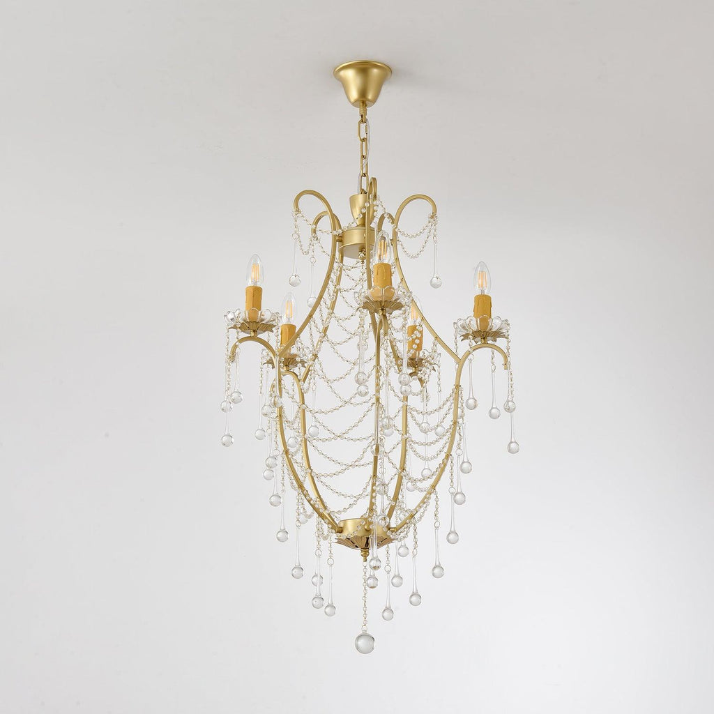 Davenaria Glass Chandelier-Moonnatur