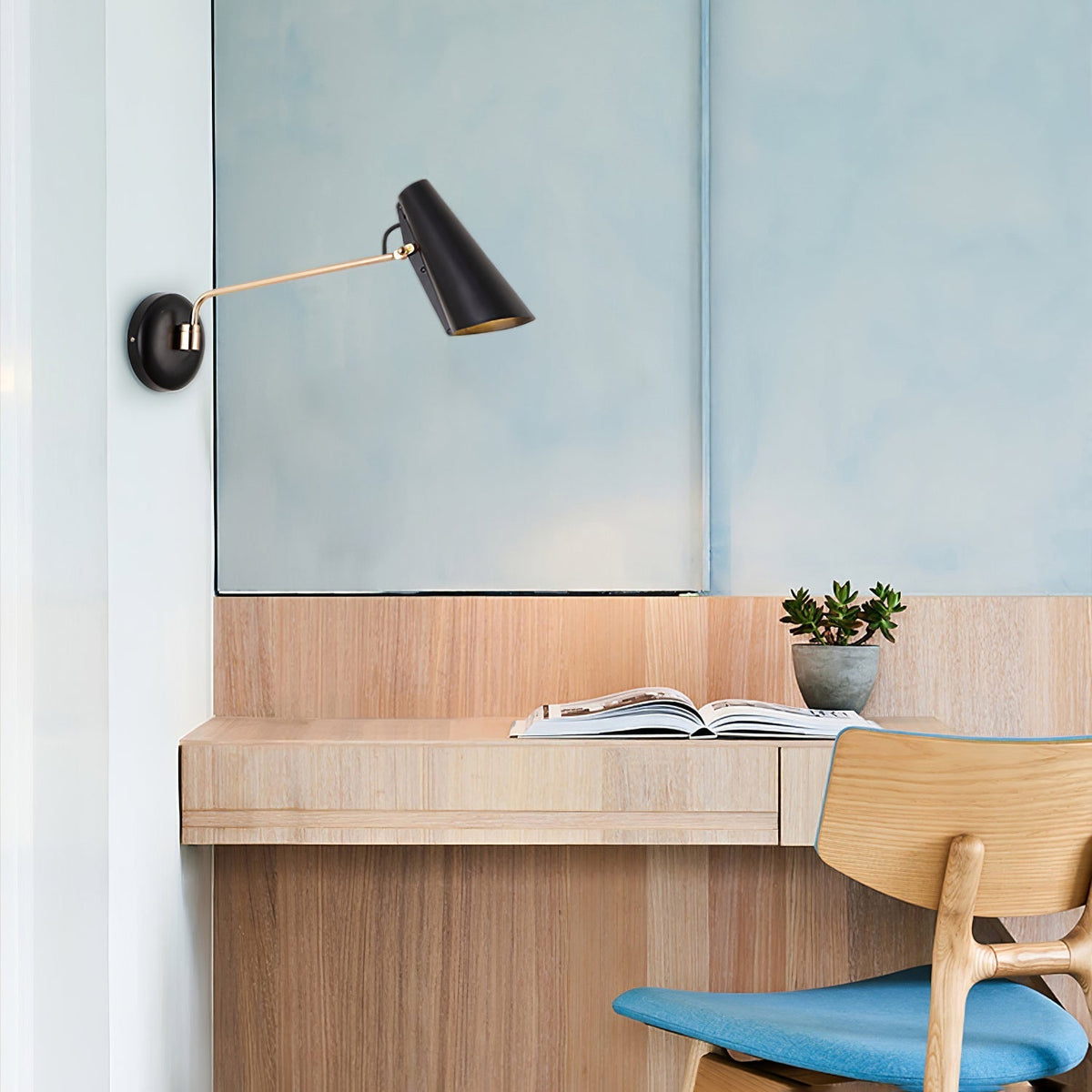 Quenara Aluminium Wall Light-Moonnatur