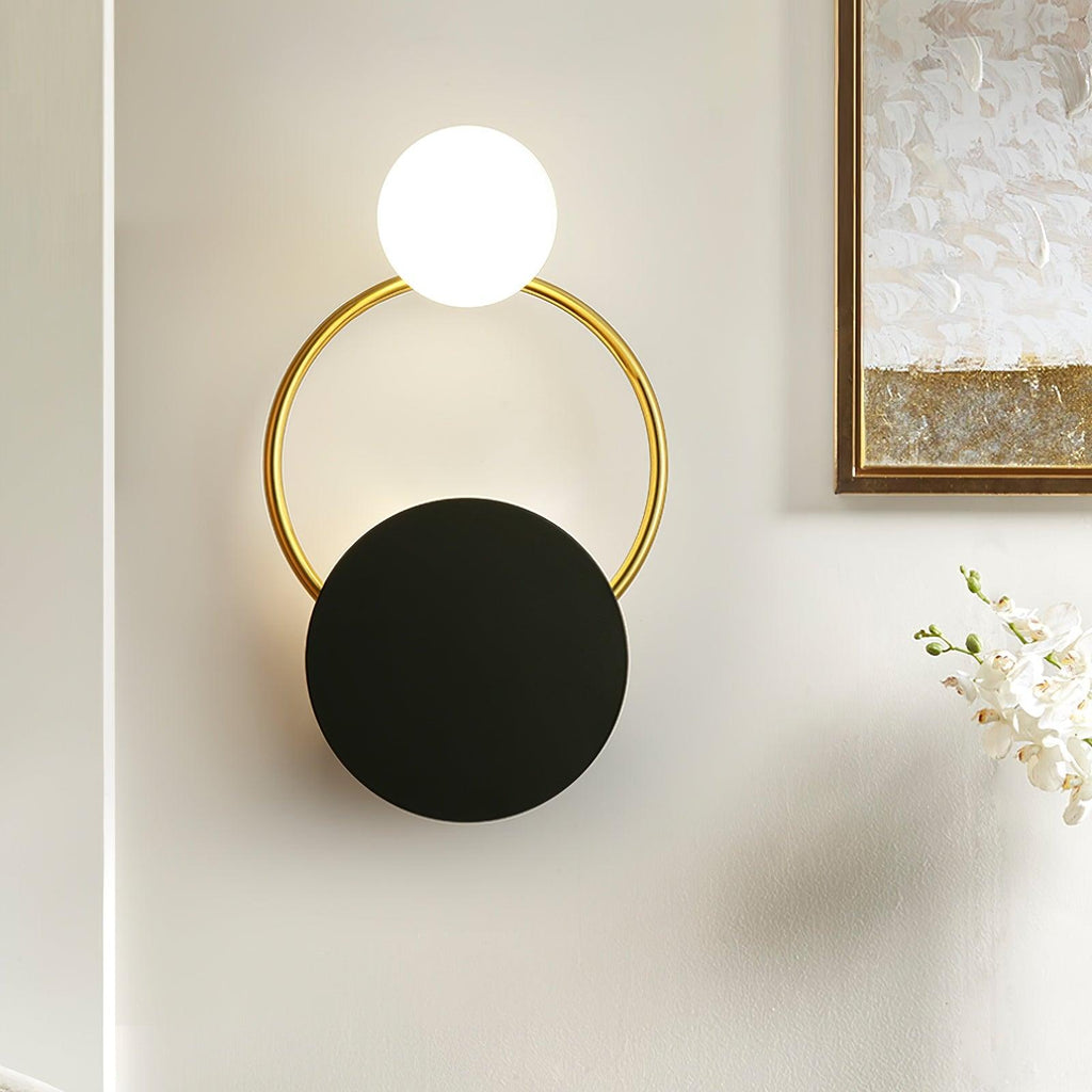 Meldenenelle Glass Wall Light-Moonnatur