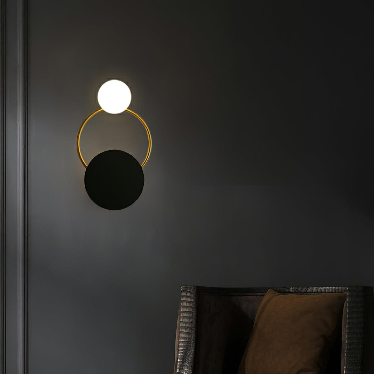 Meldenenelle Glass Wall Light-Moonnatur
