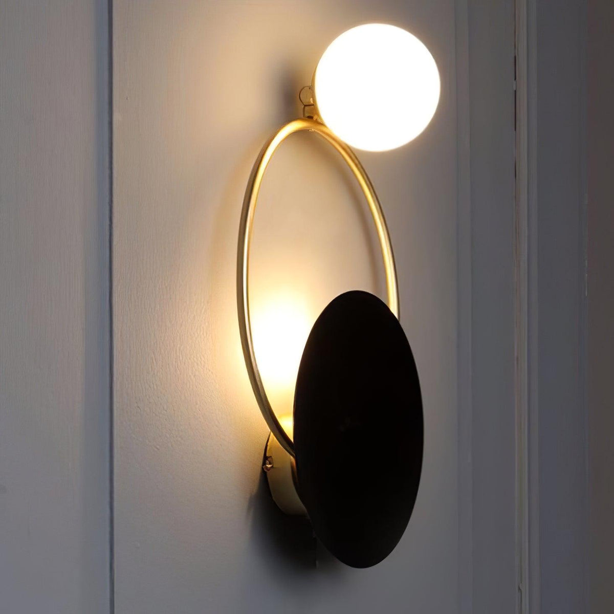 Meldenenelle Glass Wall Light-Moonnatur