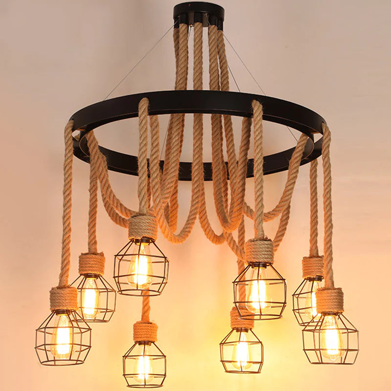 Hatherbrook Metal Chandelier-Moonnatur