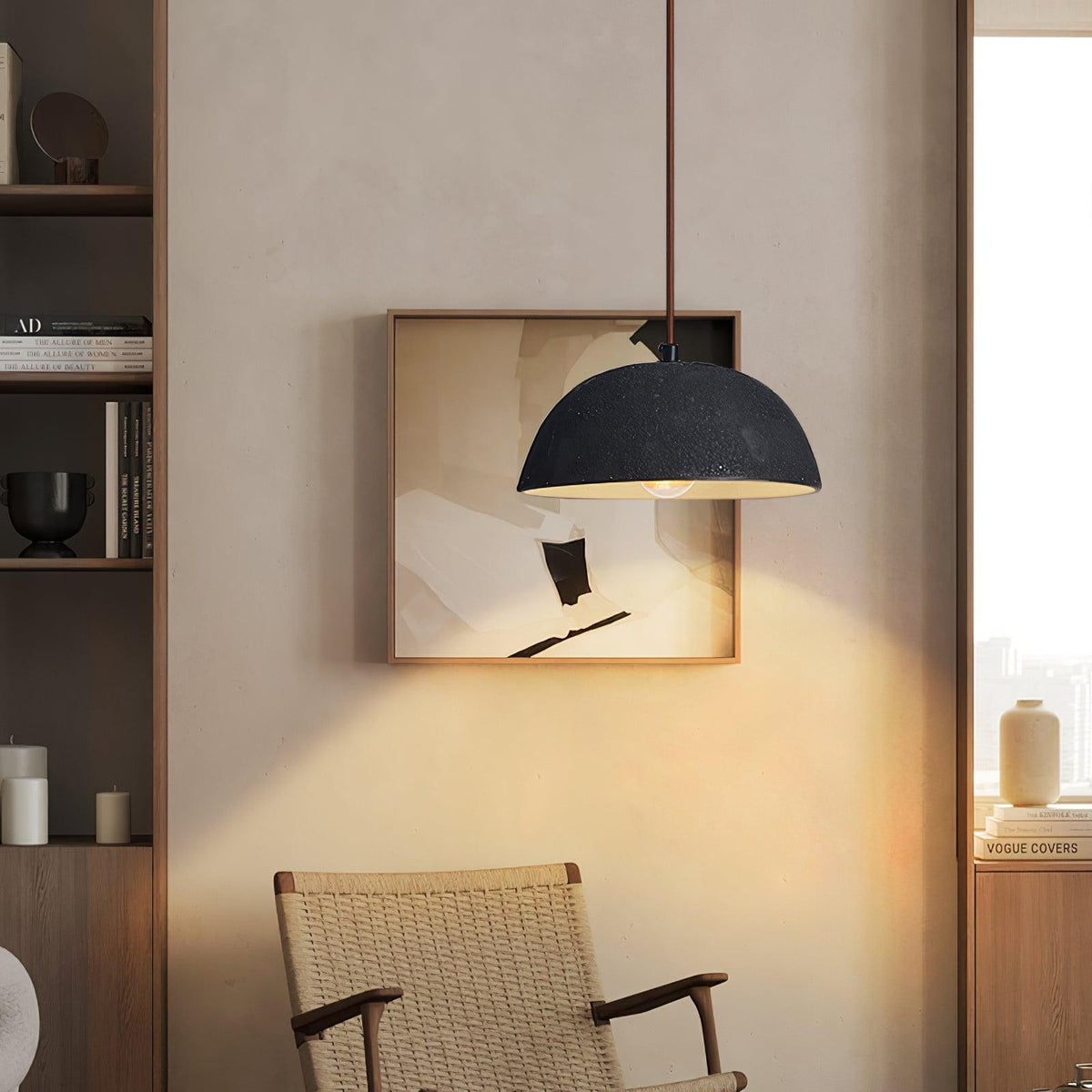 Rildenorie Wood Pendant Light-Moonnatur