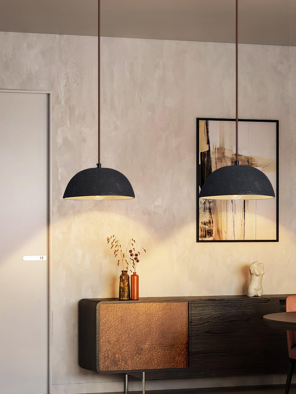 Rildenorie Wood Pendant Light-Moonnatur