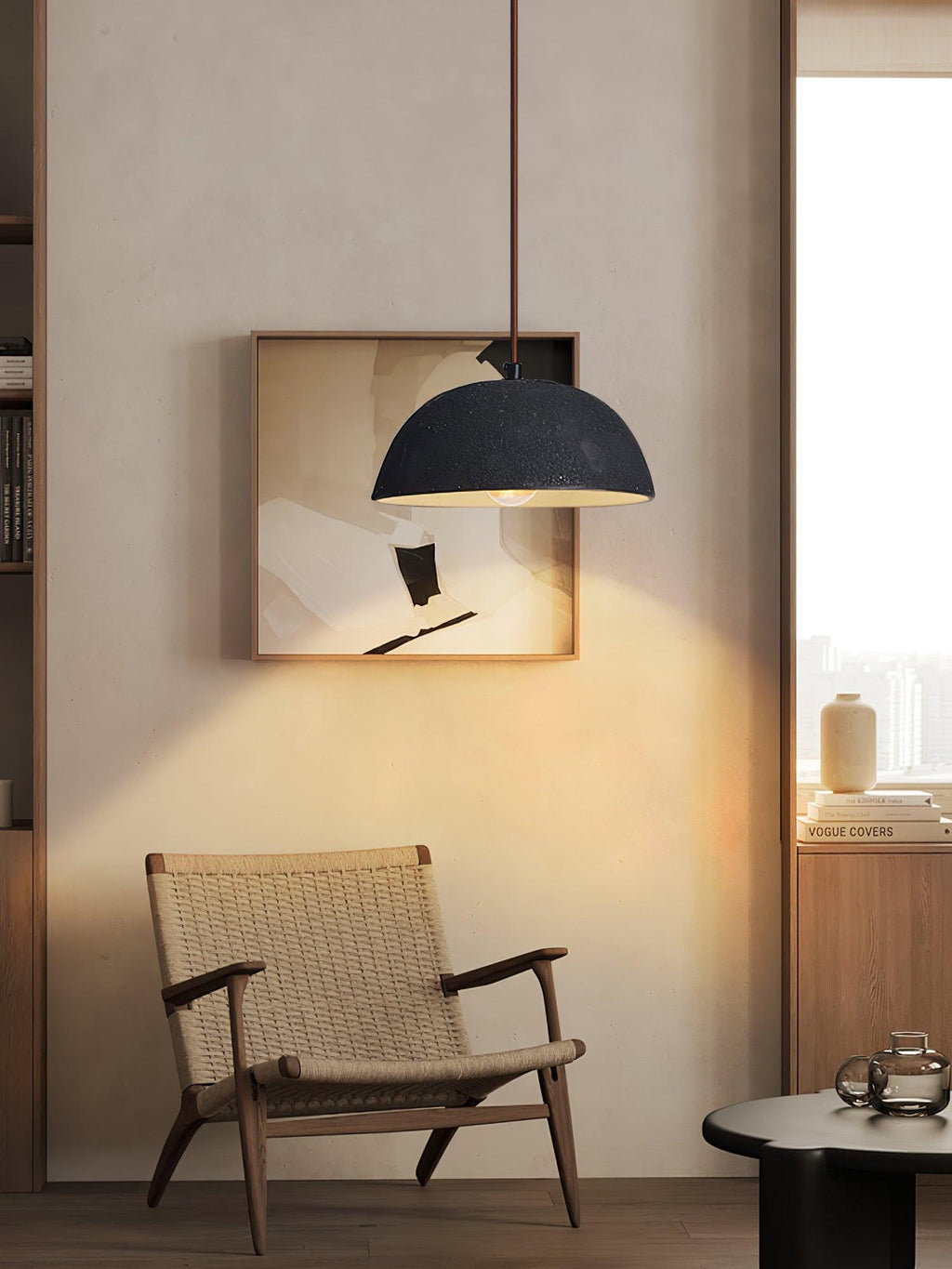 Rildenorie Wood Pendant Light-Moonnatur