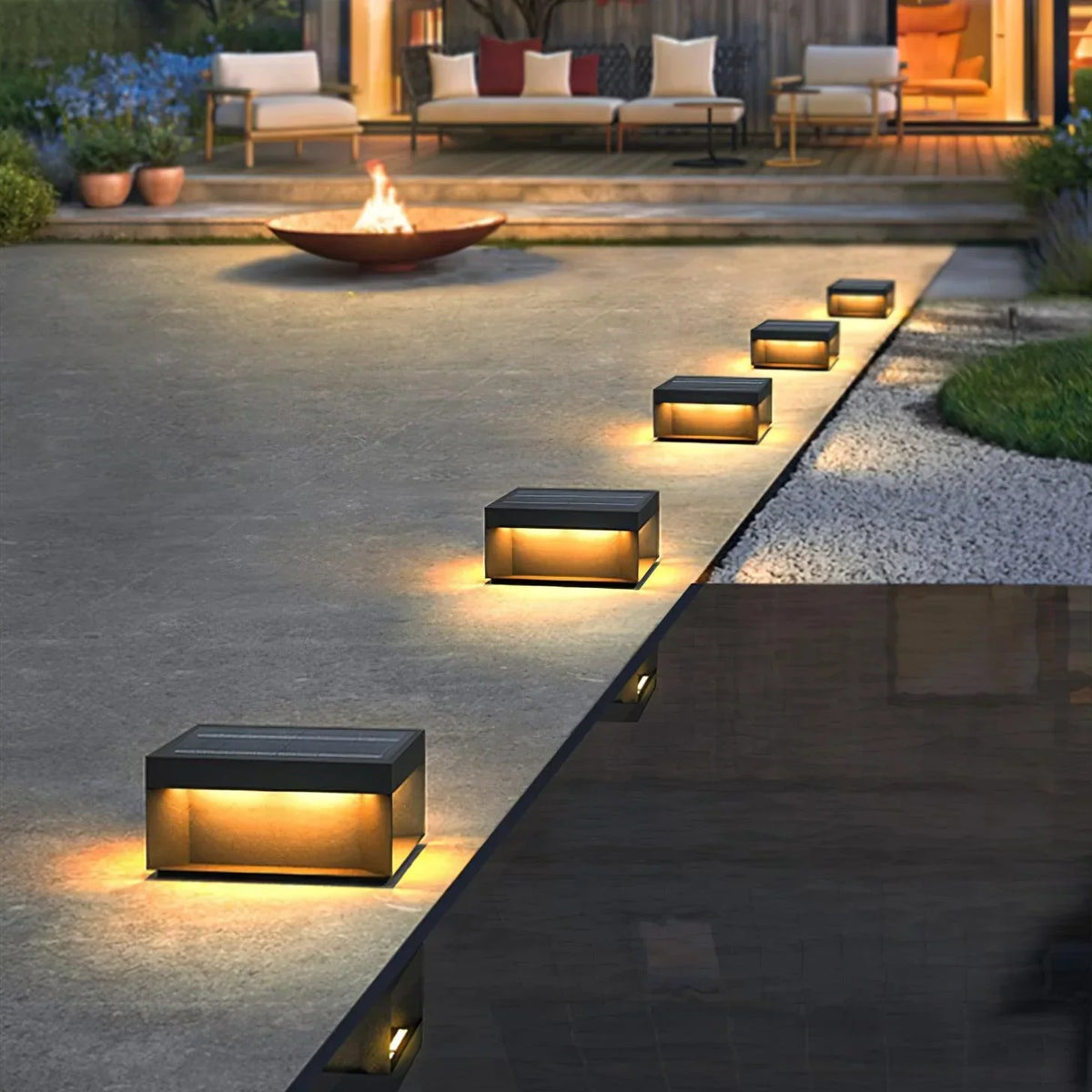 Merrenenora Metal Pillar Light-Moonnatur