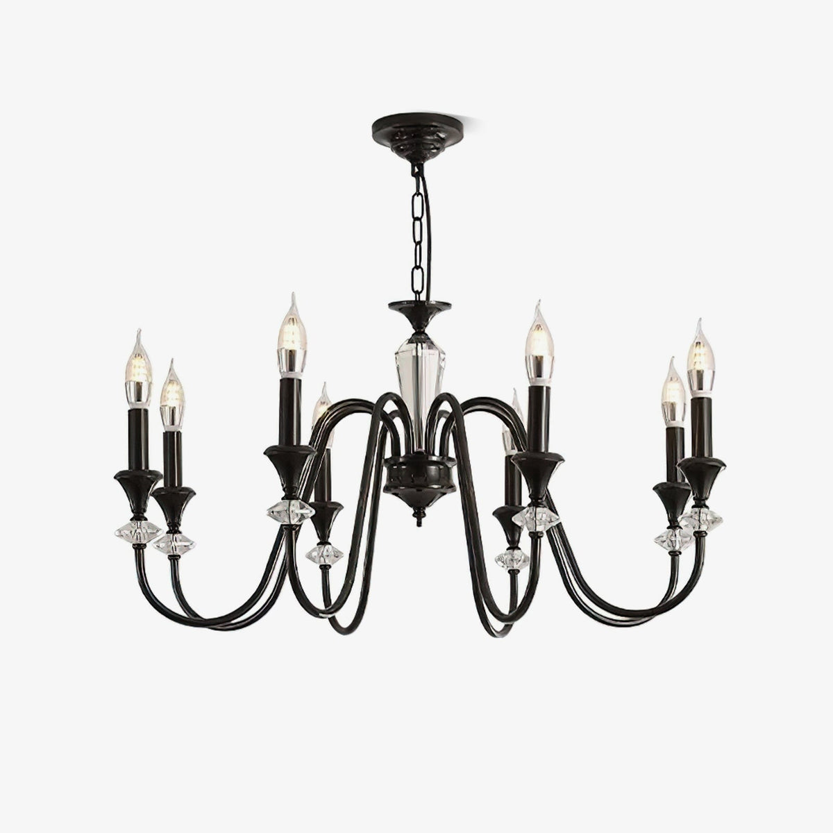 Galenenna Glass Chandelier-Moonnatur