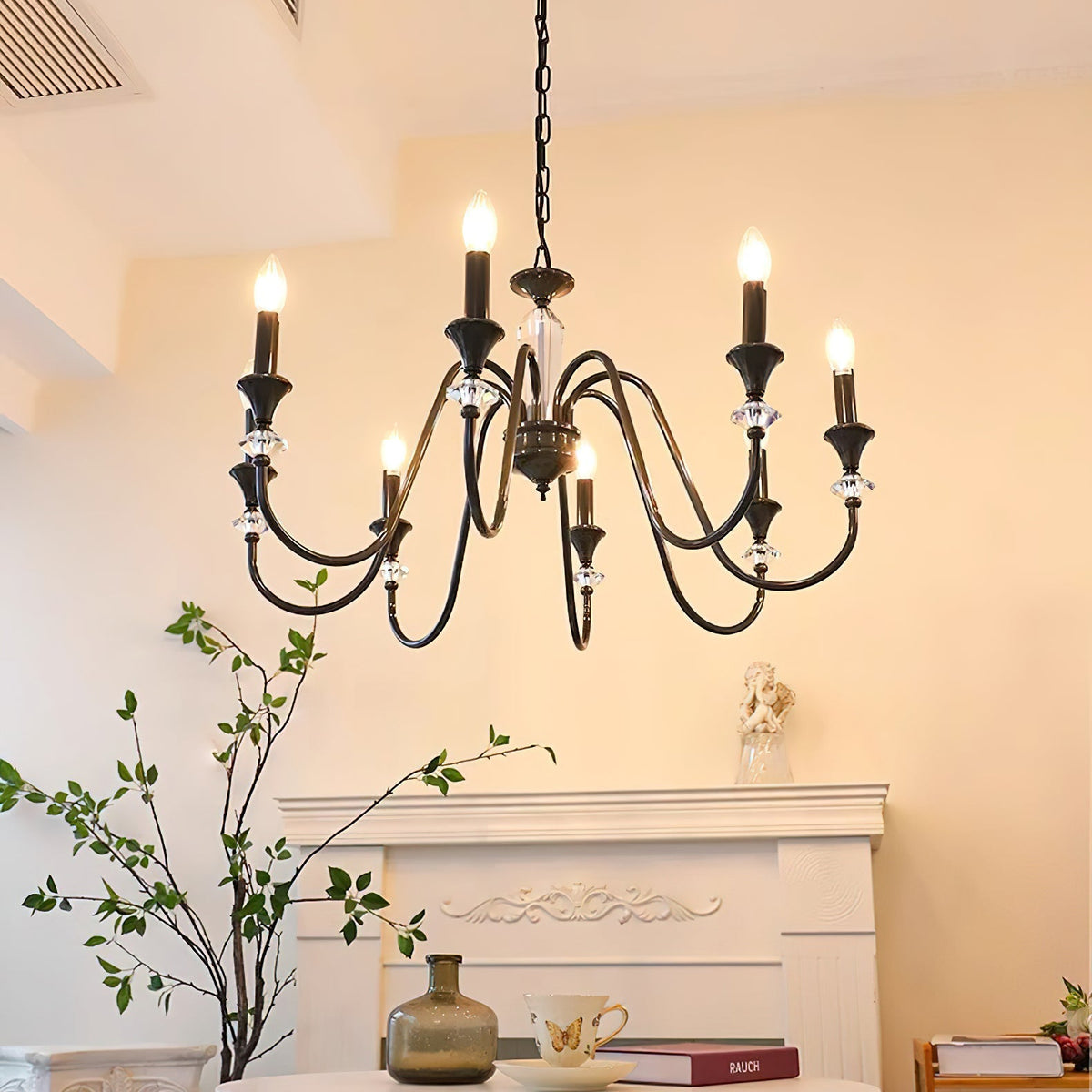 Galenenna Glass Chandelier-Moonnatur