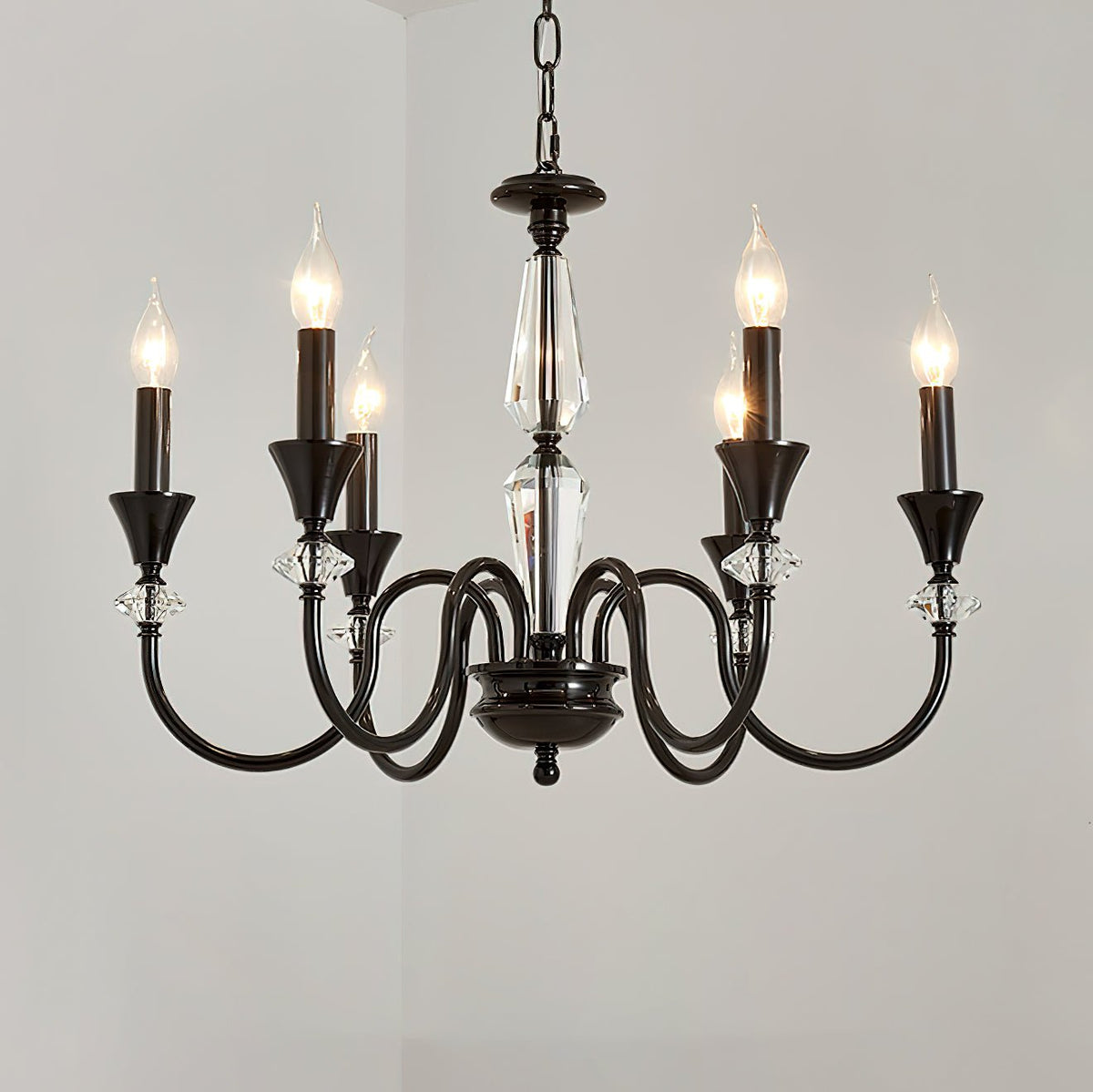 Galenenna Glass Chandelier-Moonnatur