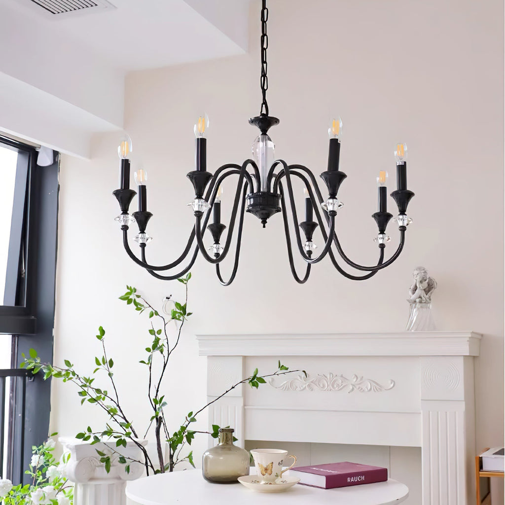 Galenenna Glass Chandelier-Moonnatur