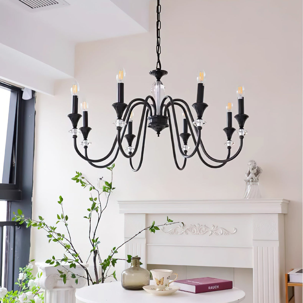 Galenenna Glass Chandelier-Moonnatur