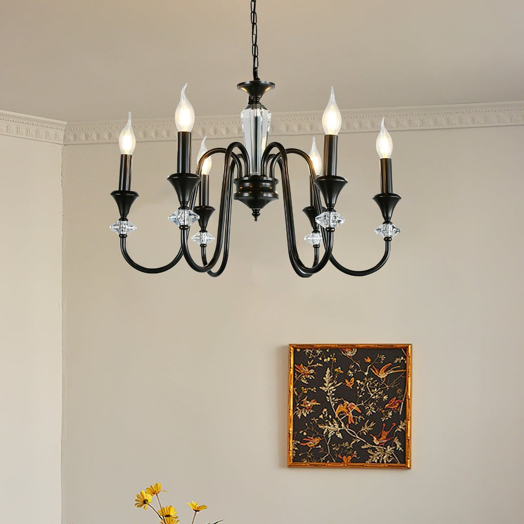 Galenenna Glass Chandelier-Moonnatur