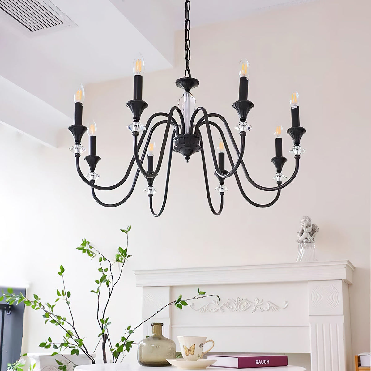 Galenenna Glass Chandelier-Moonnatur