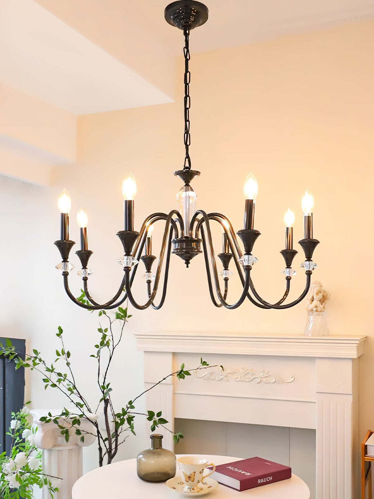 Galenenna Glass Chandelier-Moonnatur