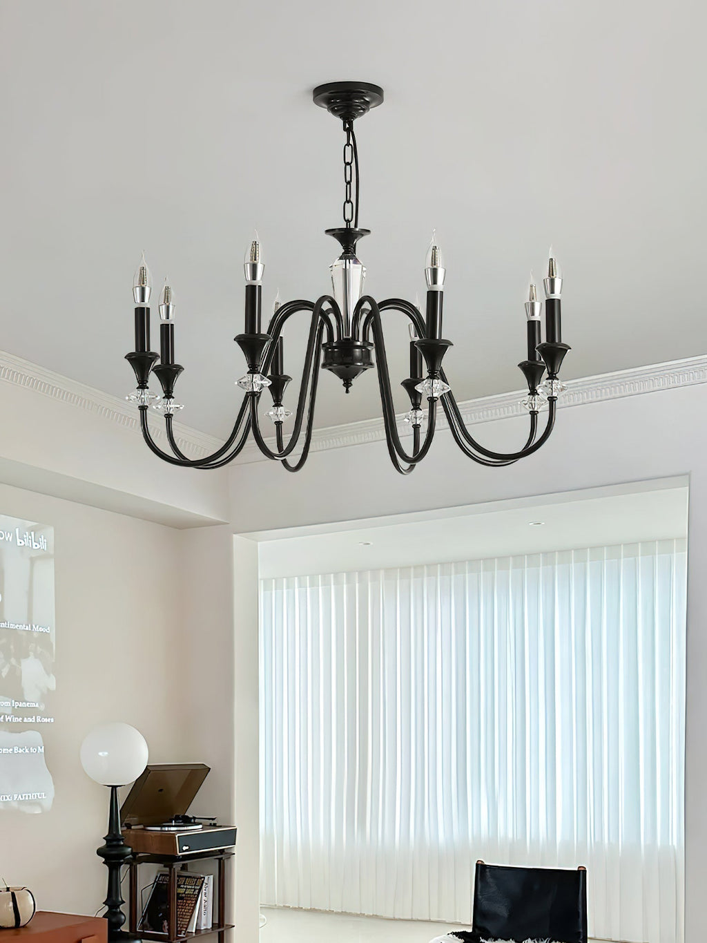 Galenenna Glass Chandelier-Moonnatur