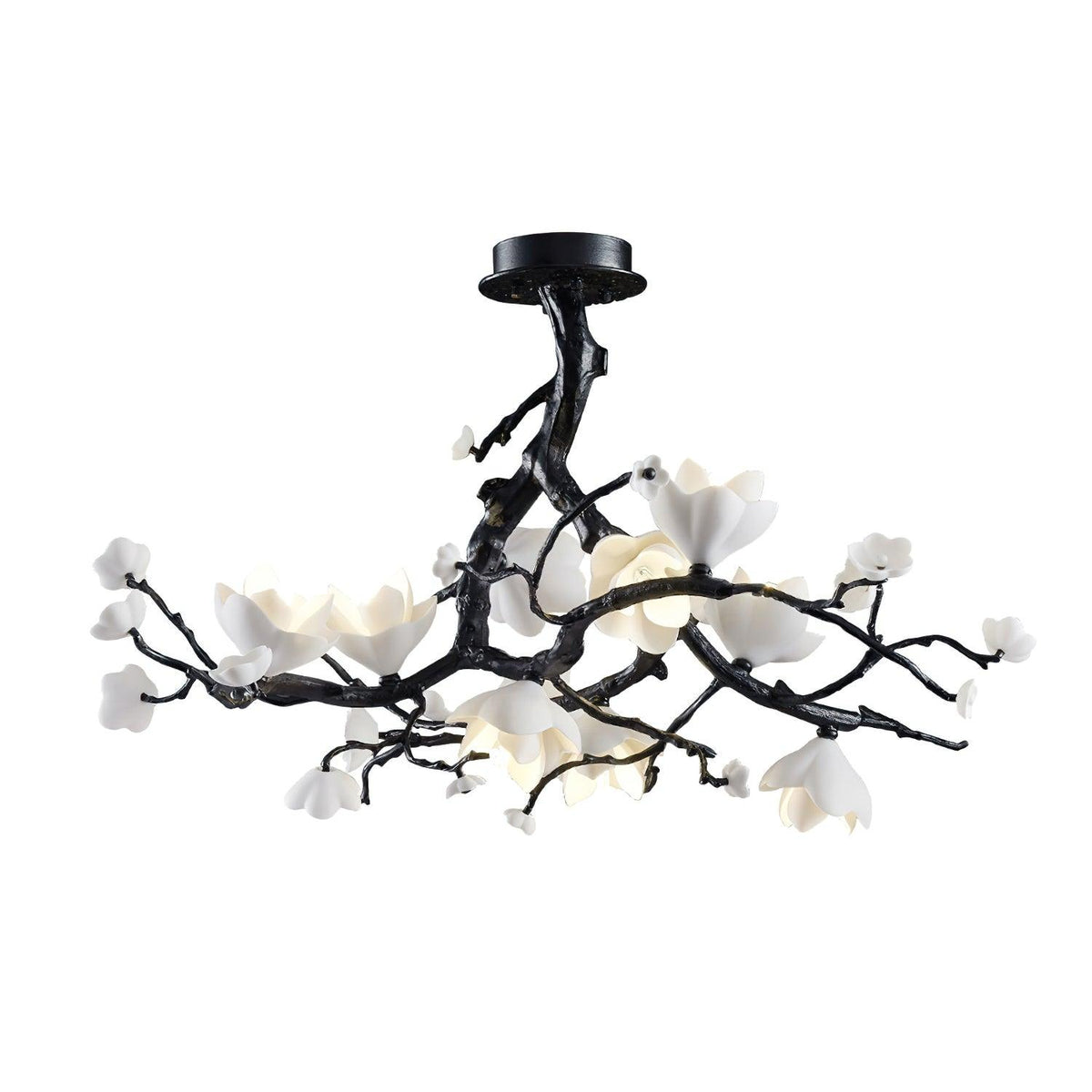Gadrina Brass Chandelier-Moonnatur