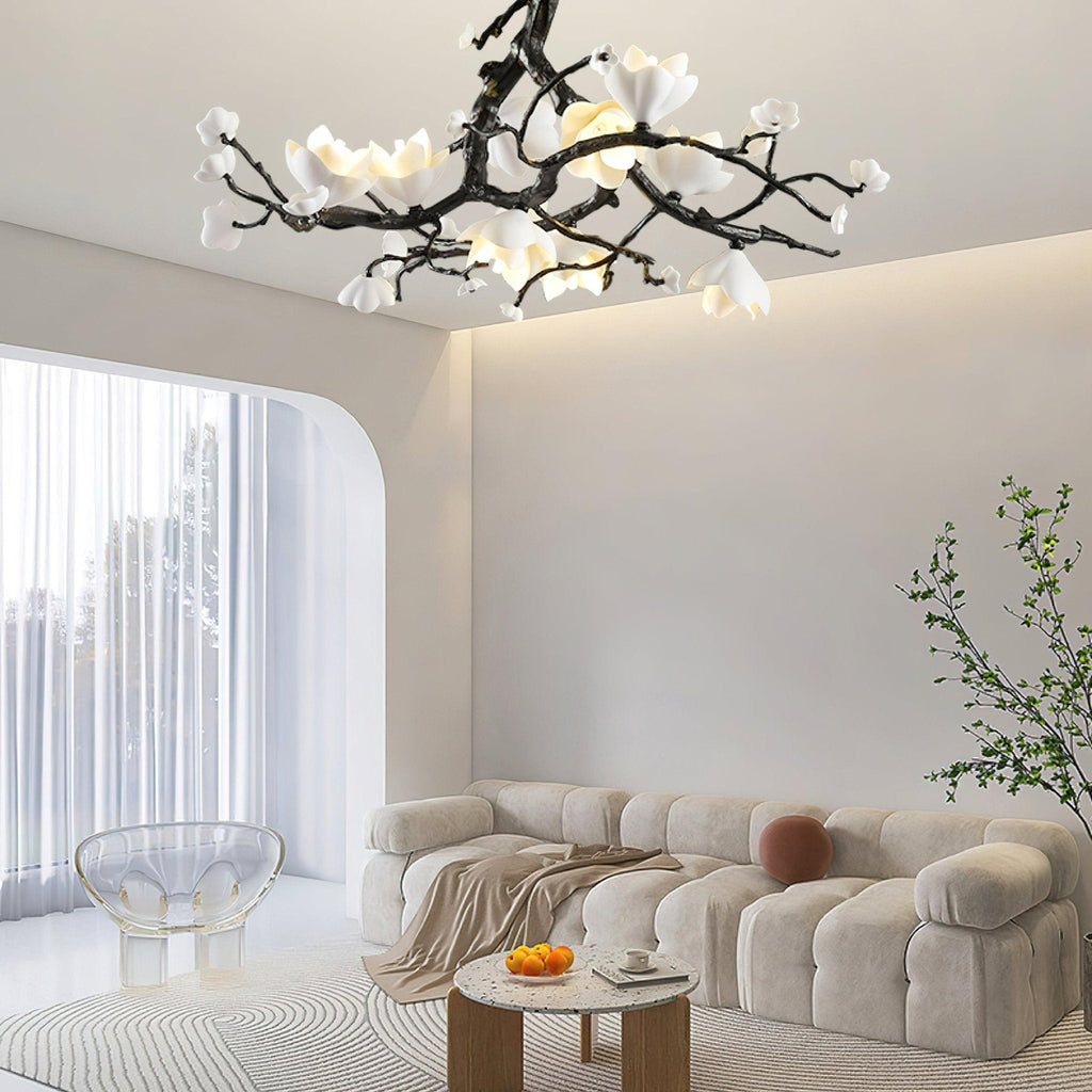 Gadrina Brass Chandelier-Moonnatur