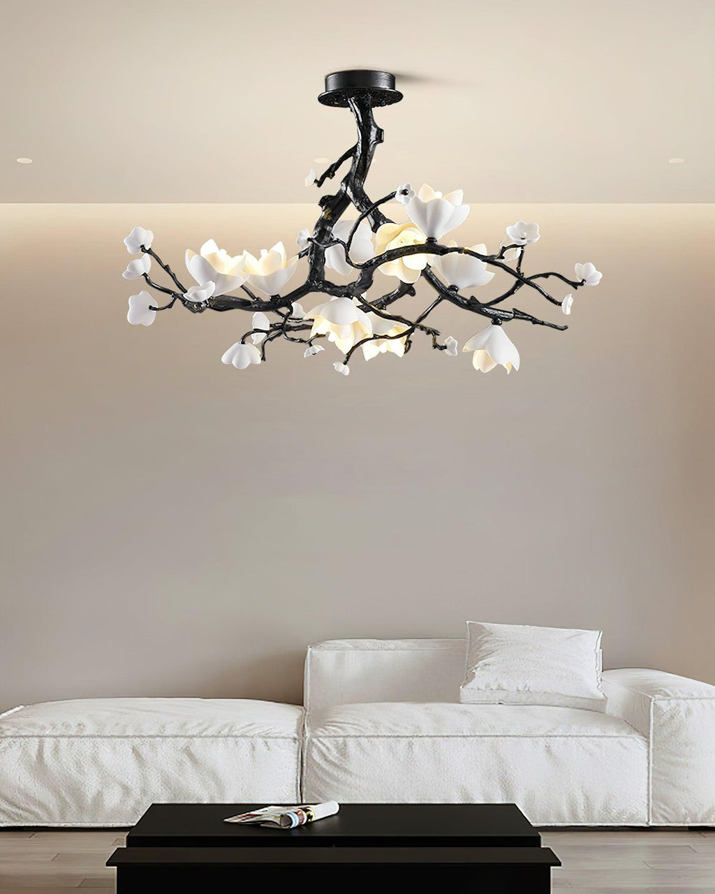 Gadrina Brass Chandelier-Moonnatur