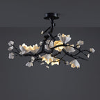 Gadrina Brass Chandelier-Moonnatur
