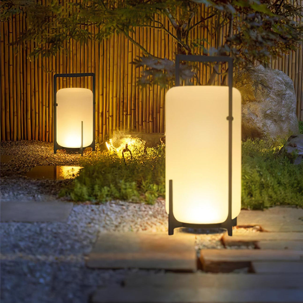 Harlora Plastic Table Lamp-Moonnatur