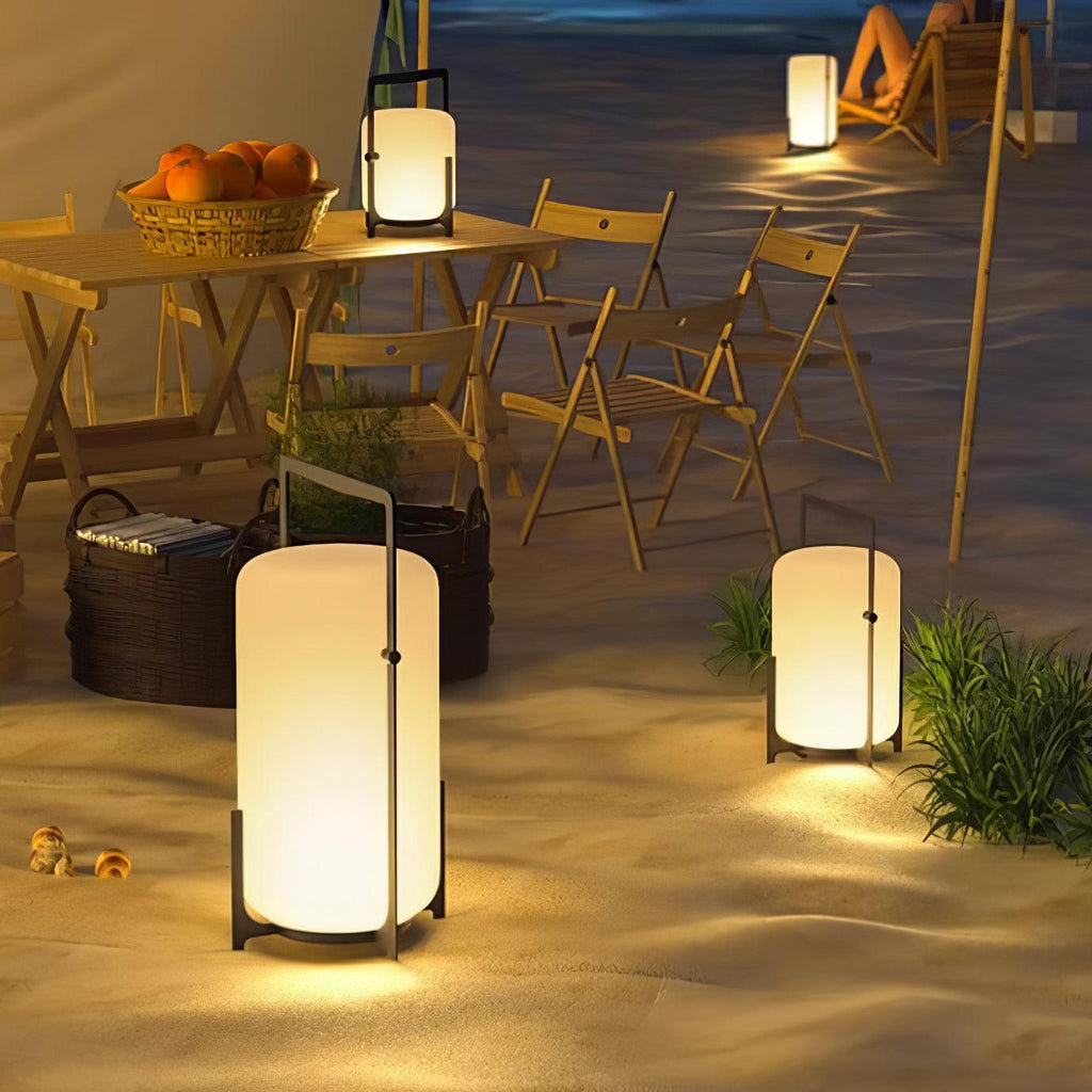 Harlora Plastic Table Lamp-Moonnatur