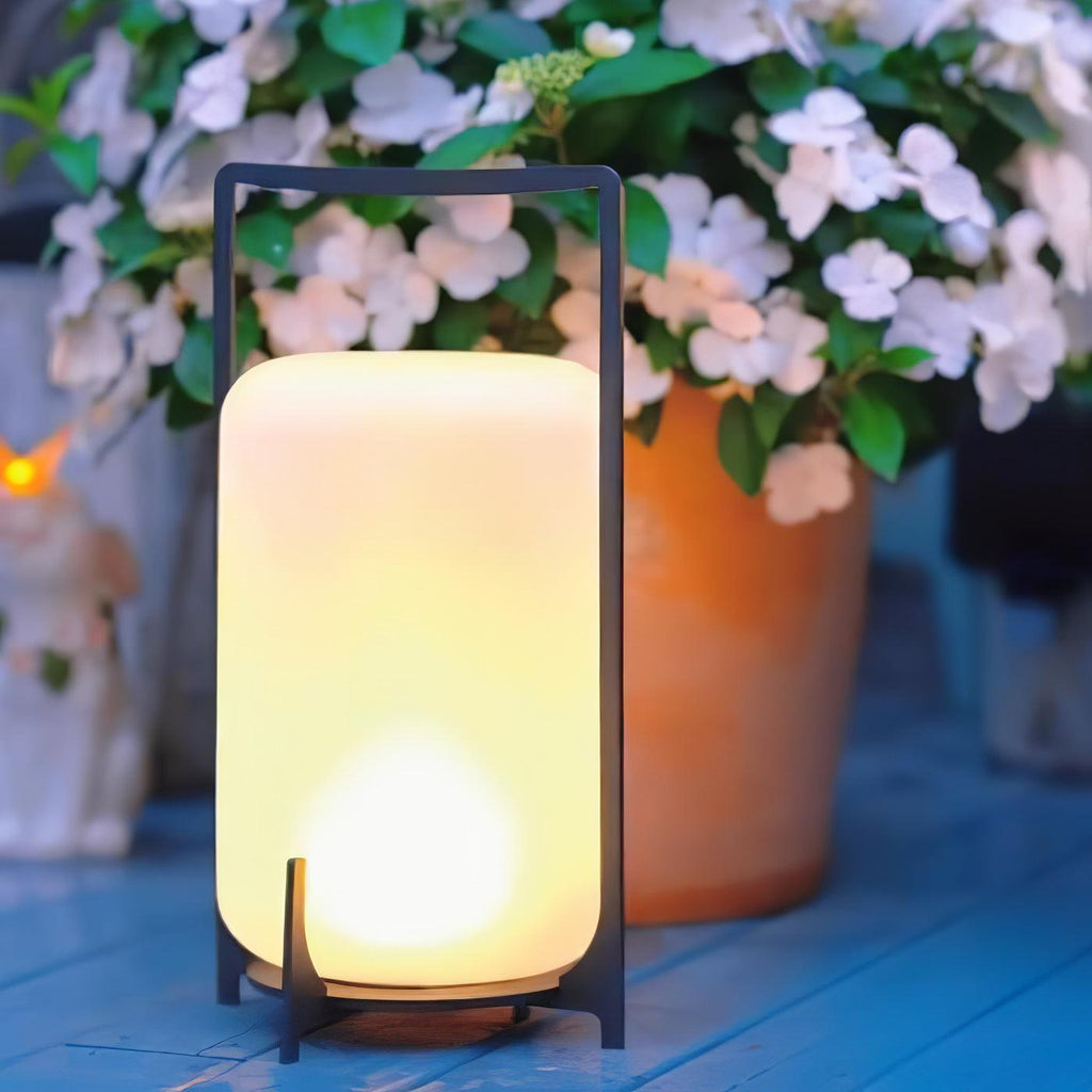Harlora Plastic Table Lamp-Moonnatur