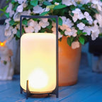 Harlora Plastic Table Lamp-Moonnatur