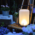 Harlora Plastic Table Lamp-Moonnatur