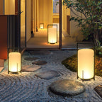 Harlora Plastic Table Lamp-Moonnatur