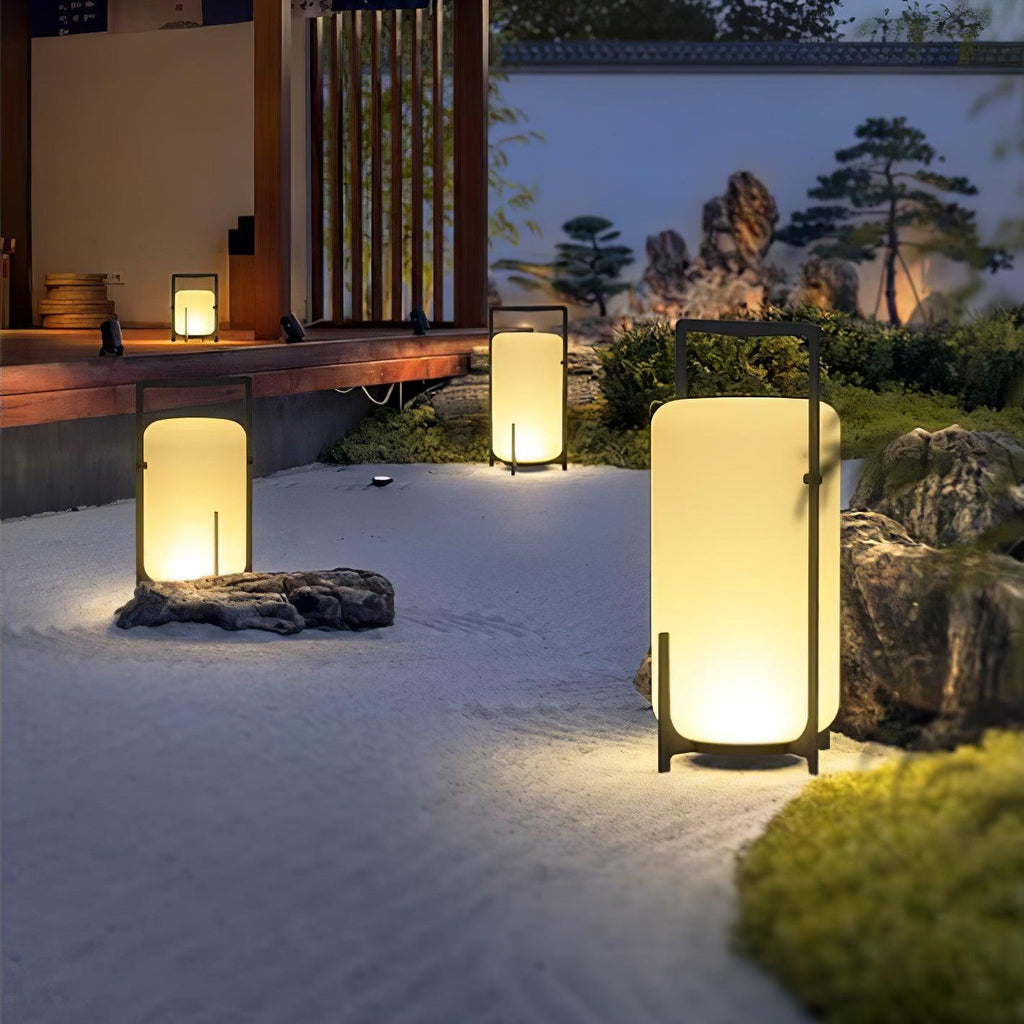 Harlora Plastic Table Lamp-Moonnatur