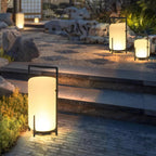 Harlora Plastic Table Lamp-Moonnatur