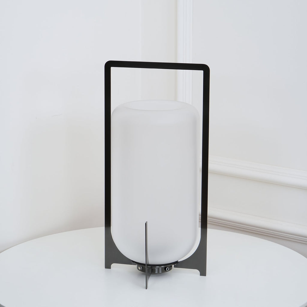 Harlora Plastic Table Lamp-Moonnatur