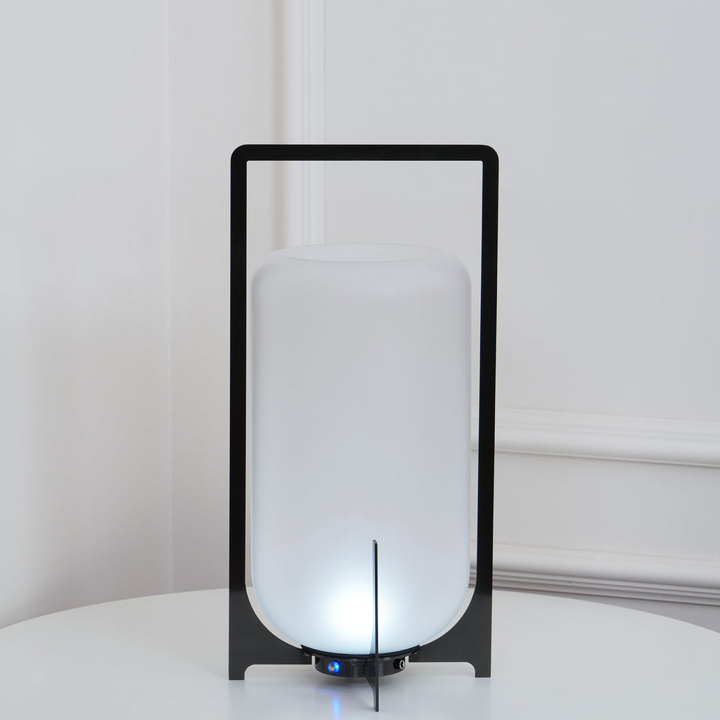 Harlora Plastic Table Lamp-Moonnatur