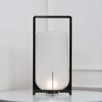 Harlora Plastic Table Lamp-Moonnatur